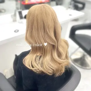 ロング カラー パーマ ヘアアレンジ ♥️韓国ヘア レイヤー♥️ゆりのヘアスタイル