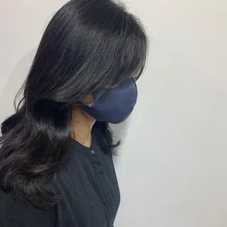 セミロング カラー HARUKA韓国ヘア /Luana梅田のヘアスタイル