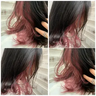 セミロング カラー ヘアアレンジ 指名支持率NO.1 スタイリストのヘアスタイル