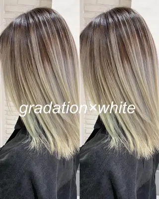 ミディアム カラー 横浜🍒ルーツカラー エクステ／RIEのヘアスタイル