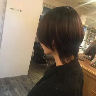 ショート ホワイト&レイヤーカ ットエクステ長畠俊輔のヘアスタイル