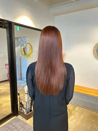 ロング カラー 🎀たな 🧸のヘアスタイル