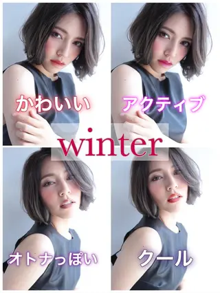 コテ巻き風パーマ SHONOのヘアスタイル