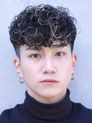 パーマ 原宿波巻きスパイラル パーマTOSHIのヘアスタイル