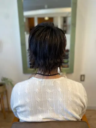 ショート メンズ 安住 千明のマツエク・マツパデザイン