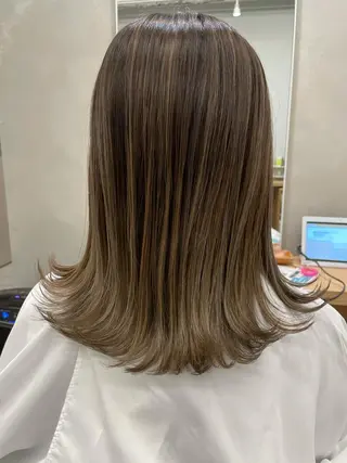 ミディアム 髪質改善/天王寺／ 🐬キヨ🐬のヘアスタイル