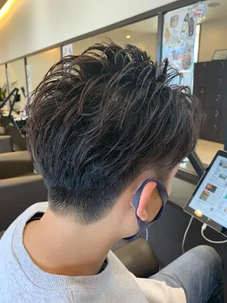 ショート メンズ 松田 啓志のヘアスタイル