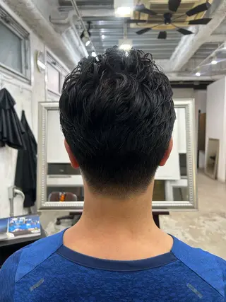 メンズ 透明感カラー・ 髪質改善🩵イケダのヘアスタイル