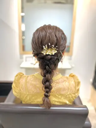 ヘアアレンジ 似合わせヘアメイク 💐オダギリチアキのヘアスタイル