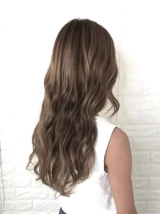 ロング カラー エイジングケア特化 美容師✂️山崎竜二のヘアスタイル