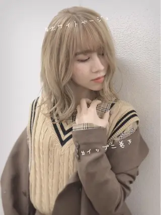 ミディアム カラー ヘアアレンジ ✖️リーアキト LEEAKITO✖️のヘアスタイル