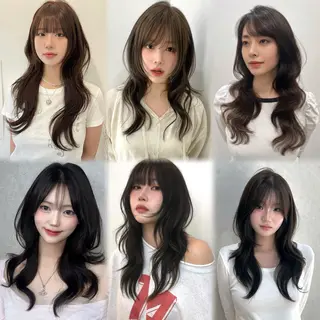 パーマ コテ巻き風パーマ 専門店　モモのヘアスタイル