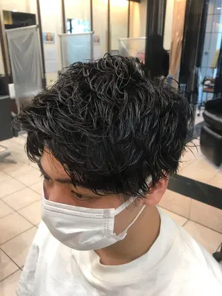 パーマ メンズ 透明感韓国ヘア♡ みつきのヘアスタイル