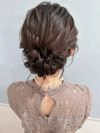 ロング ヘアアレンジ セットサロン      ラフテル所属・大阪/ヘアアレンジ /似合わせset💐のヘアスタイル