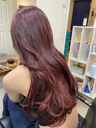 ミディアム カラー レイヤー／似合わせ TAKUYAのヘアスタイル