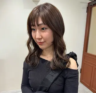 ミディアム カラー 透明感カラー ☆akoのヘアスタイル