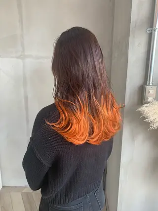 カラー 田中 萌のヘアスタイル