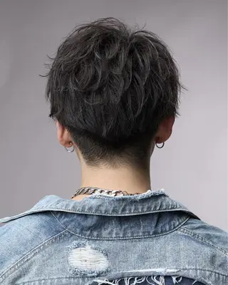 ショート LIPPS hair 天神所属・野田 雅之 【無料カットモデル】のヘアスタイル