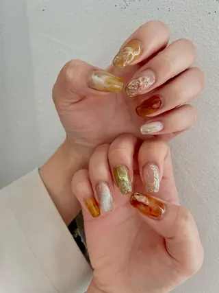 ネイル 甲府市徳行 🧸prunelleのネイルデザイン