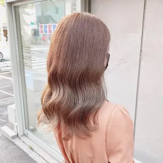 ロング カラー 大人っぽ韓国レディ レイヤー🤍渋谷のヘアスタイル