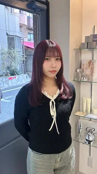 カラー Asuka/髪質改善 /カラー/ヘアセットのヘアスタイル