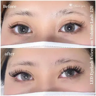 マツエク・マツパ Sweeteyes 金山店のマツエク・マツパデザイン