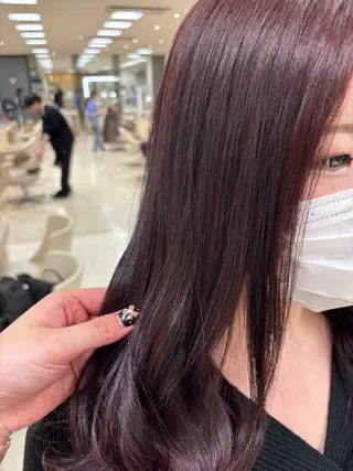 カラー 🎀暖色カラー/透明 感カラー/ひな🎀のヘアスタイル