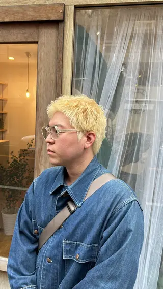 ショート カラー メンズ ドルクス上野店所属・【10代20代限定】 トミモトのヘアスタイル