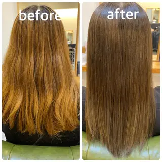 ロング カラー エイト ウメダのヘアスタイル