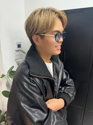 カラー メンズ 🫧ボブ／縮毛矯正／ 韓国／ゆーな🫧‪のヘアスタイル