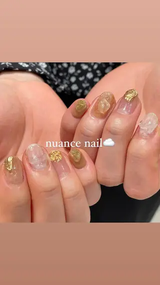 ネイル 淡色ネイル 🎀moeのネイルデザイン