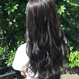 ロング カラー THE DAY所属・AKI HASHIMOTOのヘアスタイル