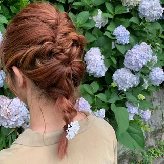 ミディアム ヘアアレンジ stylist/ボブ ことの/韓国レイヤーのヘアスタイル