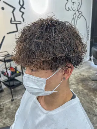 パーマ メンズパーマ特化💇 奥田敦哉のヘアスタイル