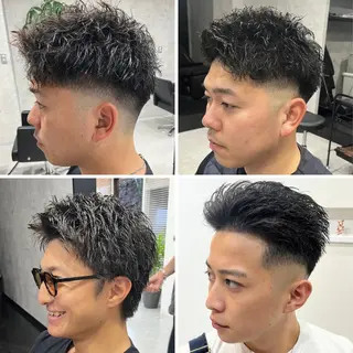 ショート メンズ 【店長】メンズ職人 短髪　ハイトーン🔥のヘアスタイル