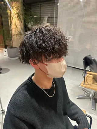 パーマ メンズ Nikiita リコのヘアスタイル