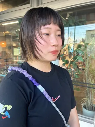 ショート shiho/レイヤー /透明感カラーのヘアスタイル