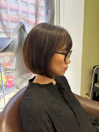 ショート 溝口 槙里也のヘアスタイル