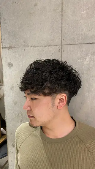 ショート パーマ メンズ Graph. （グラフ）立川🪽✨のヘアスタイル