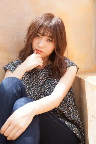 セミロング 店長/mao/ 前髪/顔周りカットのヘアスタイル