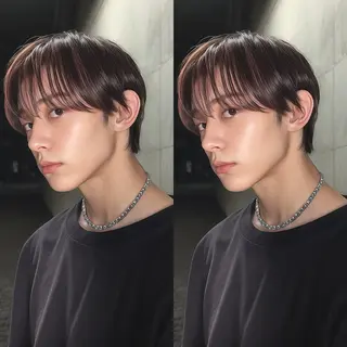 カラー メンズ AI 高田馬場店のヘアスタイル