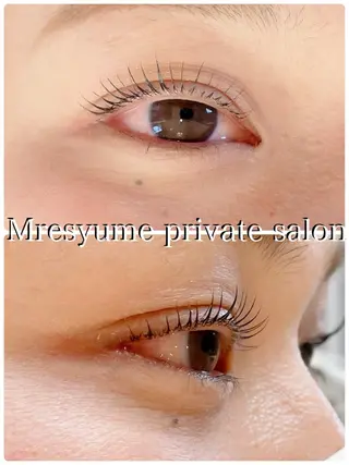 マツエク・マツパ Mresyume MAYUのマツエク・マツパデザイン