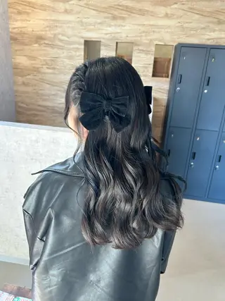 ロング カラー ヘアアレンジ suri-ru hair【スリールヘアー】所属・FURUSAWA AOIのヘアスタイル