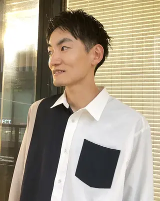 ヘアアレンジ メンズ ainico+所属・メンズ特化✂️栗原 侑也のヘアスタイル