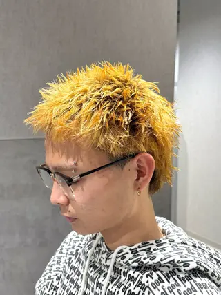 ショート カラー メンズ メンズパーマ職人 パーマ🔥ritaのヘアスタイル