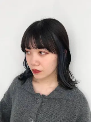 カラー 小森聖奈 韓国風レイヤーカットのヘアスタイル