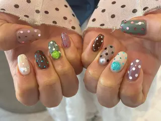 セミロング 【ANEMONA】 Kyokoのネイルデザイン