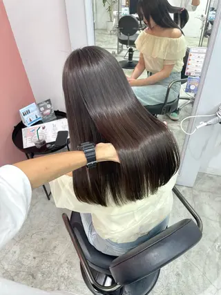 ロング カラー An 矯正モデル募集✨のヘアスタイル