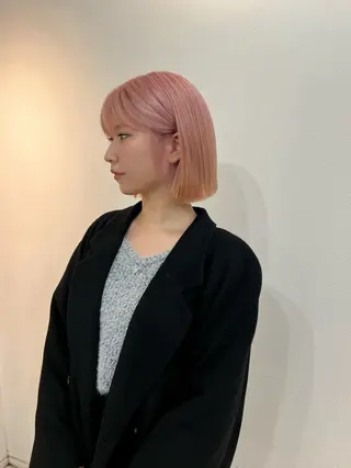 ミディアム カラー いざわりお /梅田/ブリーチのヘアスタイル