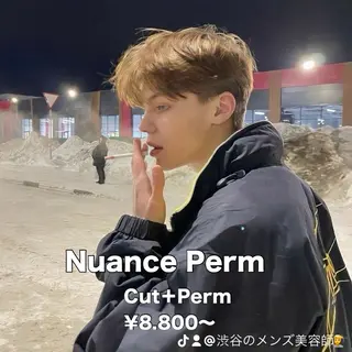 ショート パーマ メンズ 【メンズサロン】 BLUCK 横浜のヘアスタイル